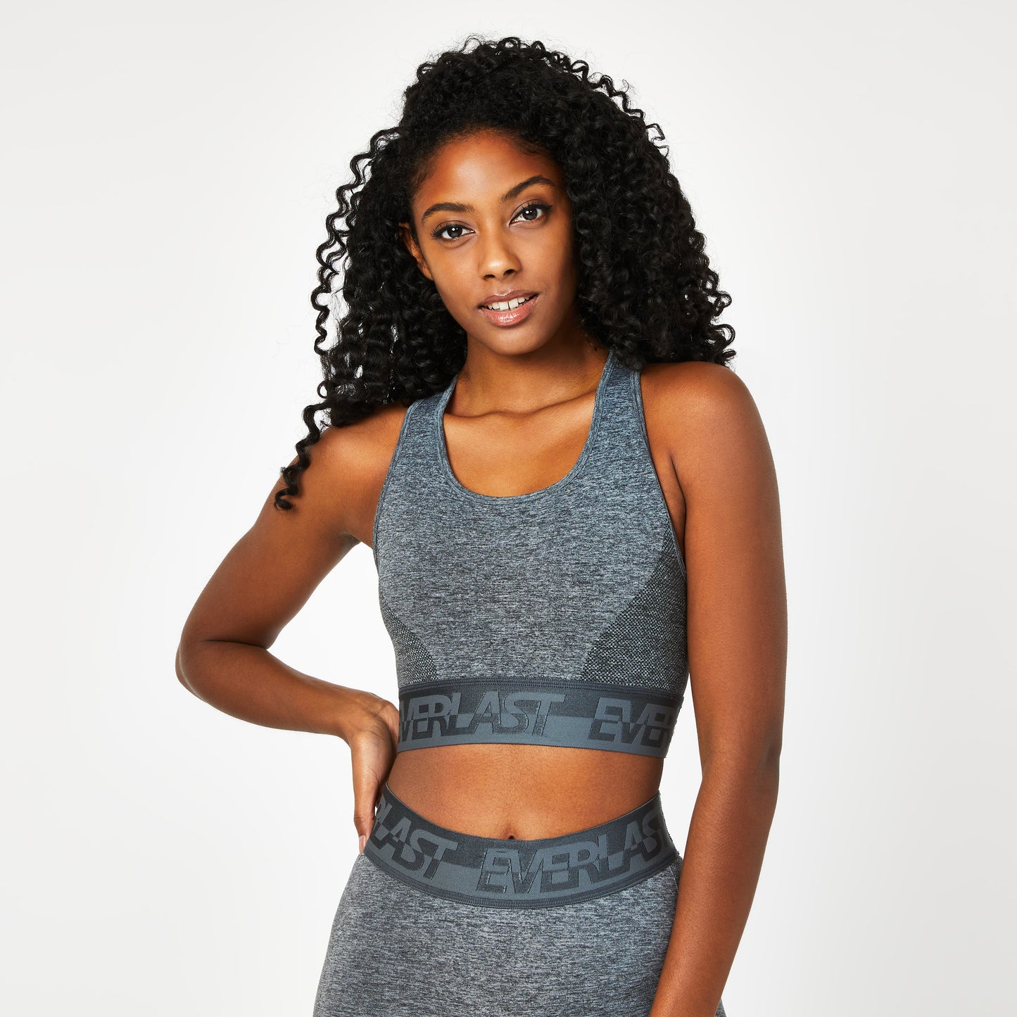 Seamless Panelled Sports Bra - Everlast