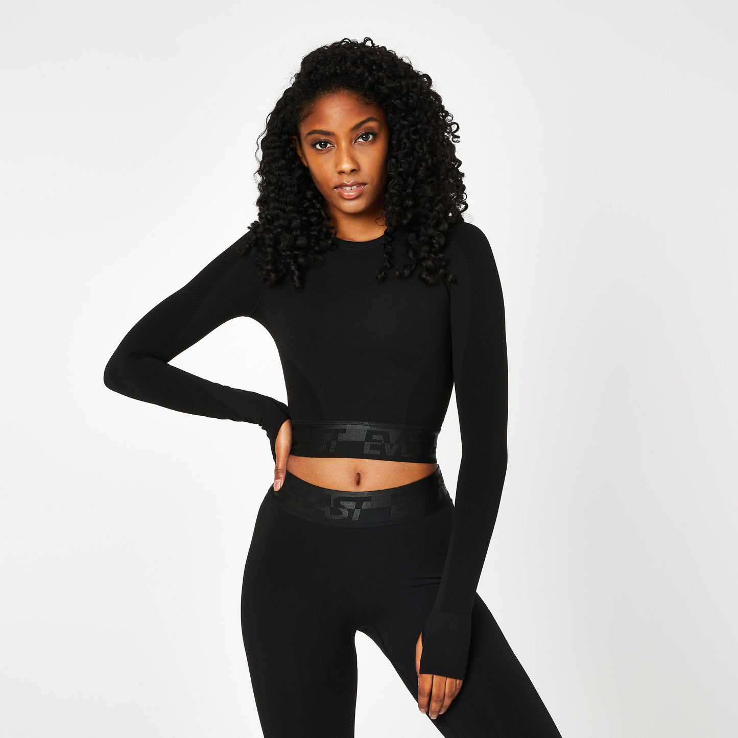 Women's Seamless L/S Crop Top - Everlast