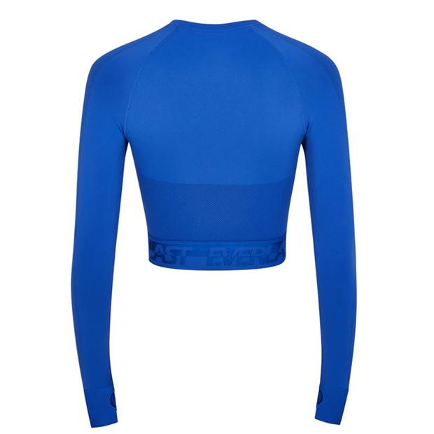 Women's Seamless Long Sleeve Crop Top